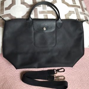 Longchamp le pliage neo medium black. Bag only.